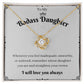 To My Badass Daughter Necklace - Unique and Inspiring Gift for Girls, Badass Daughter Gift, Badass Daughter Jewelry,  Daughter Gift From Mom or Dad SNJW23-230218