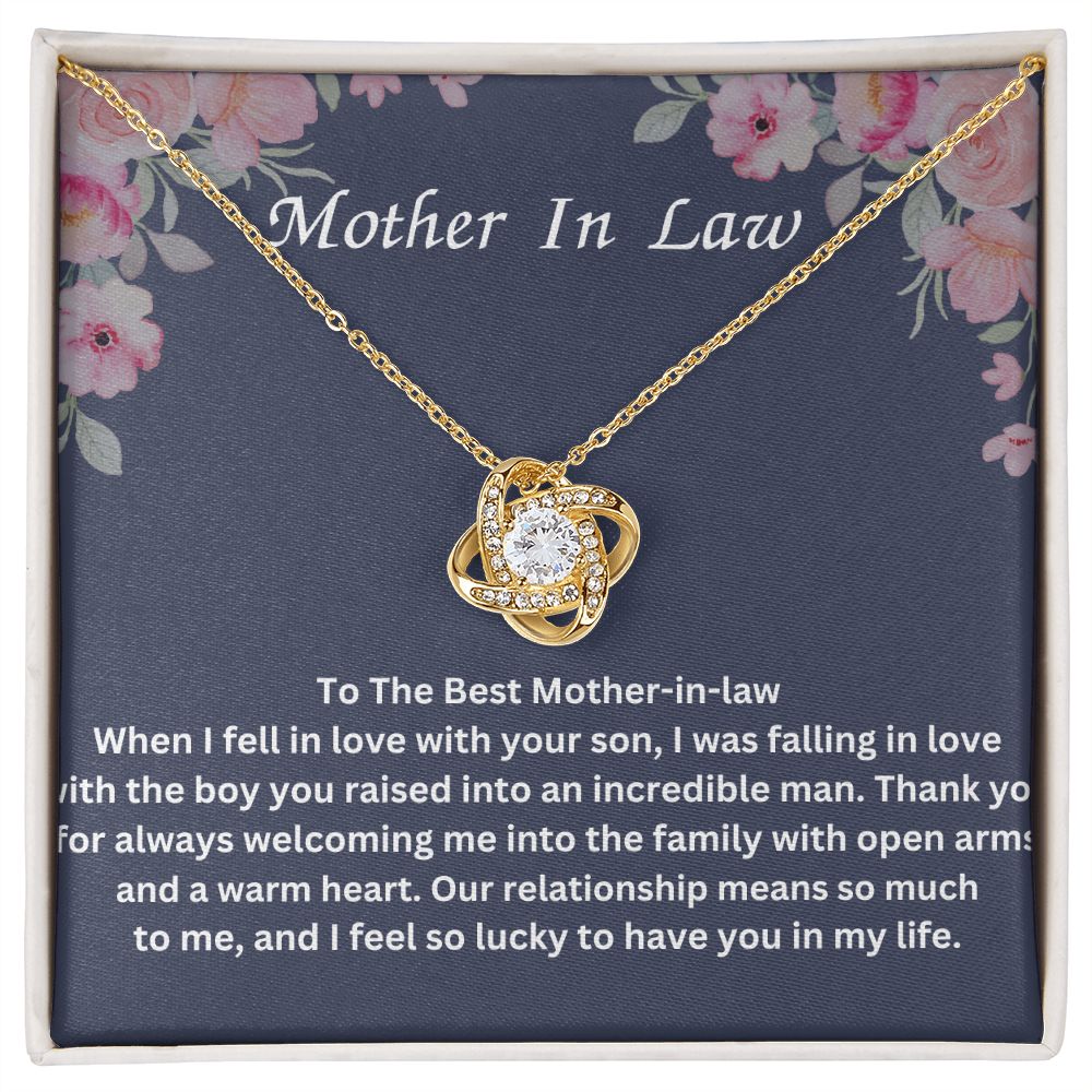 Beautiful Mother-in-Law Necklace from Daughter-in-Law - Perfect Christmas Gift