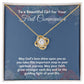 Cherish Your Daughter's First Communion with a Special Gift Necklace"