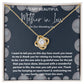 Personalized Message Card and Daughter-in-Law Necklace: A Heartwarming Christmas Gift for Mother-in-Law