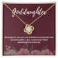 Meaningful Goddaughter Gift from Godmother - Necklace and Message Card to Celebrate Your Bond - Special Message Card and Elegant Necklace Combo to Show Your Love