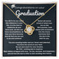 Personalized College Graduation Necklace for Her - Celebrate Her Achievements with a Thoughtful and Unique Graduation Gift Idea"