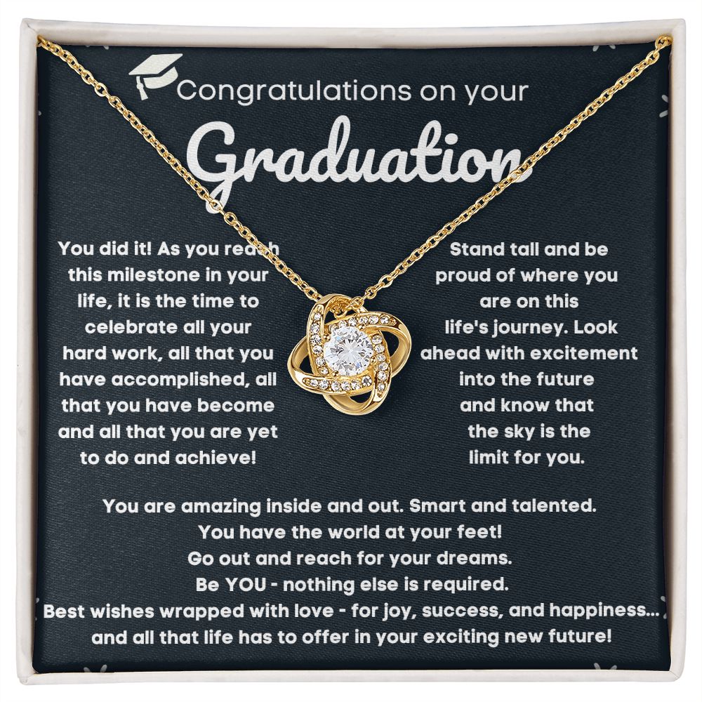 Personalized College Graduation Necklace for Her - Celebrate Her Achievements with a Thoughtful and Unique Graduation Gift Idea"
