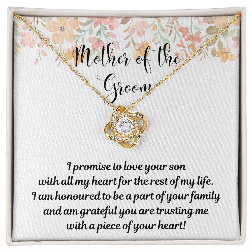 A Beautiful and Unique Gift for the Mother of the Groom - Adjustable Necklace - A Beautiful Necklace to Wear and Cherish