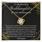 Goddaughter Gift from Godmother - Beautiful Necklace with Heartwarming Message Card - Necklace with Thoughtful Message Card to Celebrate Your Special Bond