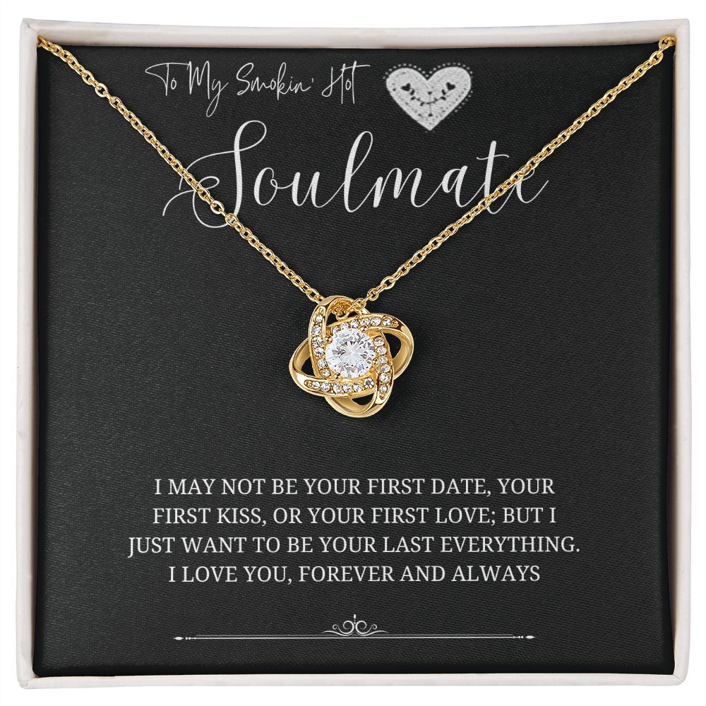 Soulmate Jewelry: A Beautiful Way to Celebrate Your Love Story, Soulmate Gift, Love Knot Necklace Gifts Hers, Gift For Love Of My Life SNJW23-270203