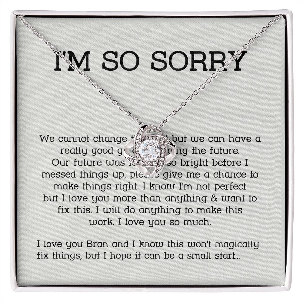 Apology Necklace For Her Brittney Waits