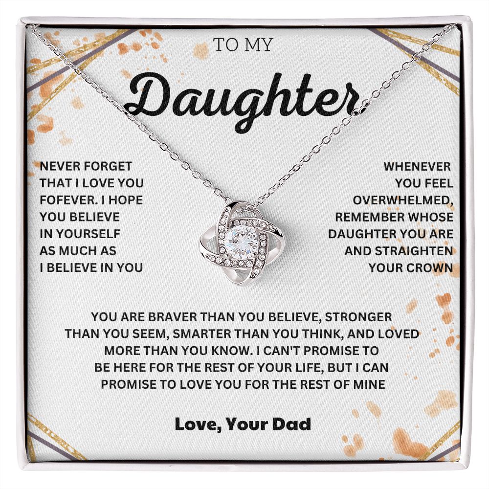 Father Daughter Necklace - Daddy's Girl" Necklace - A Touching Gift for Your Daughter