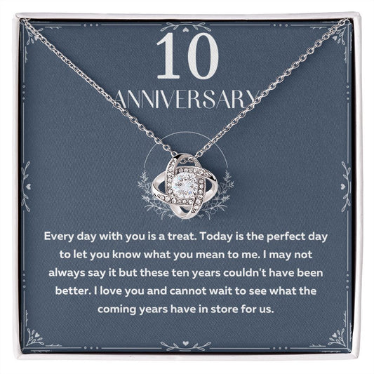 10th Wedding Anniversary Jewelry - Romantic gifts to celebrate your love, Gift For Wife from Husband SNJW23-010309