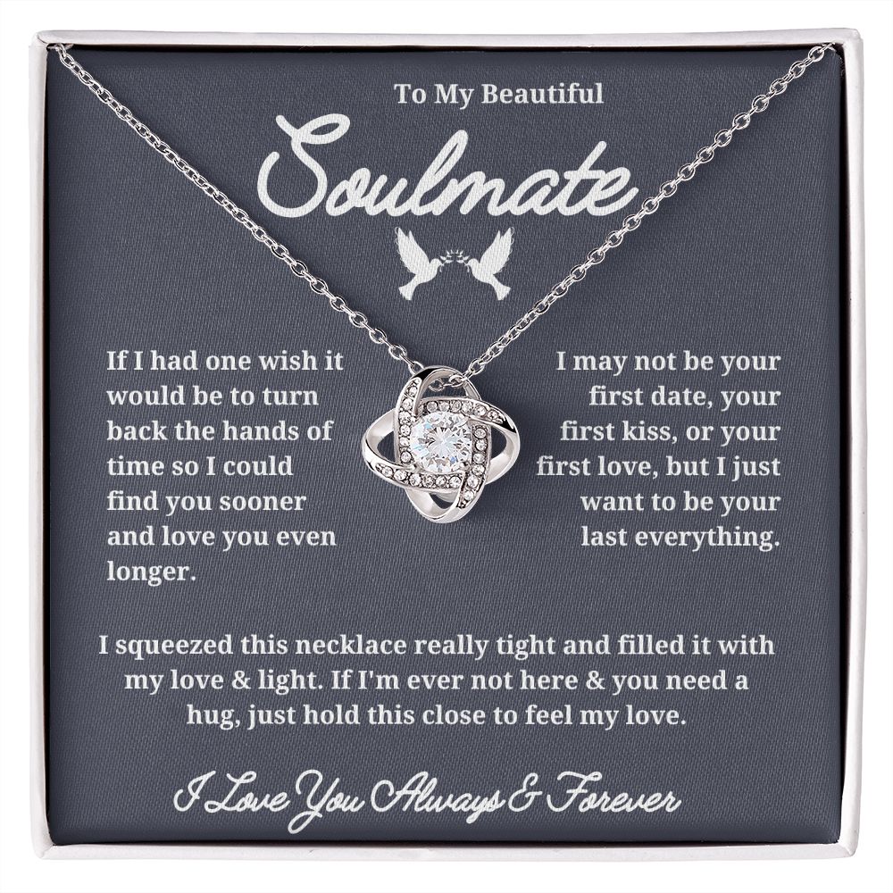 Express Your Love with a Soulmate Necklace for Her: The Meaningful Gift, Gift For Love Of My Life, Soulmate Jewelry Valentines Day SNJW23-270202