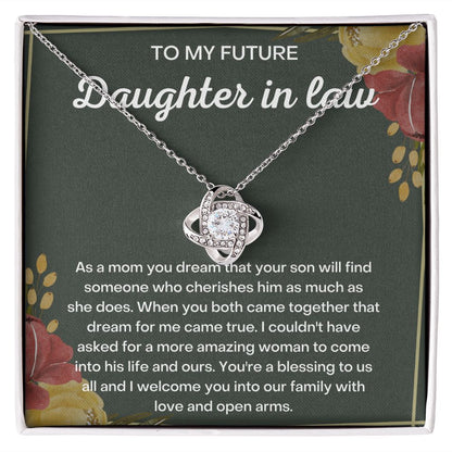 Stunning Daughter-in-Law Necklace - Mother-in-Law Gifts for Daughter-in-Law - Elegant Necklace for Any Occasion