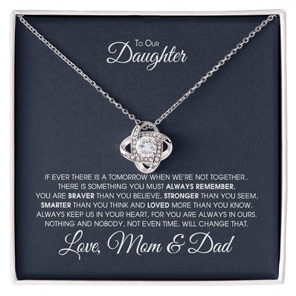 Gift For Daughter From Mom & Dad, Daughter Mother Necklace, Daughter Gift From Dad, To Our Daughter, Daughters Birthday, Grown Up Daughter JWSN-110723