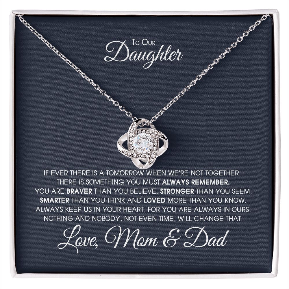 Gift For Daughter From Mom & Dad, Daughter Mother Necklace, Daughter Gift From Dad, To Our Daughter, Daughters Birthday, Grown Up Daughter JWSN-110723