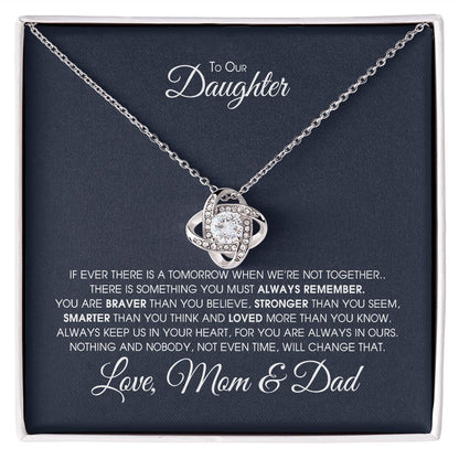 Gift For Daughter From Mom & Dad, Daughter Mother Necklace, Daughter Gift From Dad, To Our Daughter, Daughters Birthday, Grown Up Daughter JWSN-110723