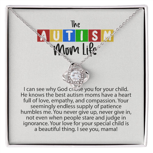 The Love Knot Necklace Autism Mom gift B09QG48YYT YU-Q8XE-WCZJ