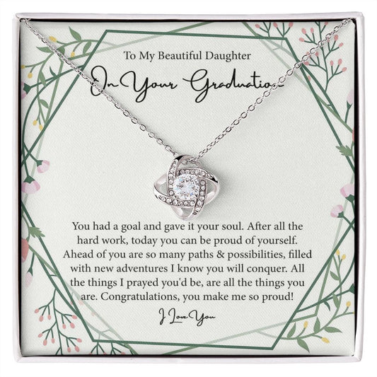Love Knot, Daughter Graduation Gift, Graduation Gift For Daughter From Dad/Mom, Daughter High School Graduation, Daughter College Gradudation