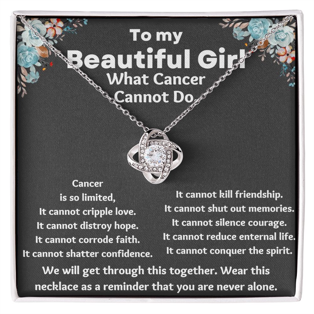 Cancer Gifts for Women: Inspirational Necklace for Chemo and Radiation Patients