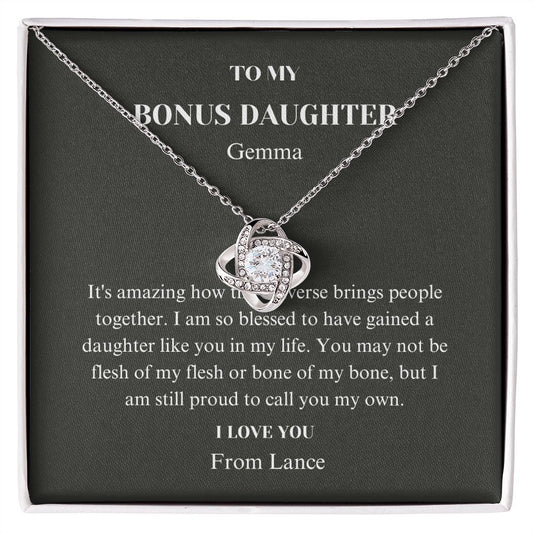 Love Knot, Bonus Daughter Gift from Lance E Lindquist