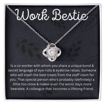 Elegant Coworker Leaving Gifts for Women - Timeless Necklace with Meaningful