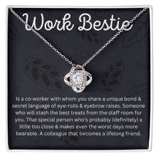 Elegant Coworker Leaving Gifts for Women - Timeless Necklace with Meaningful