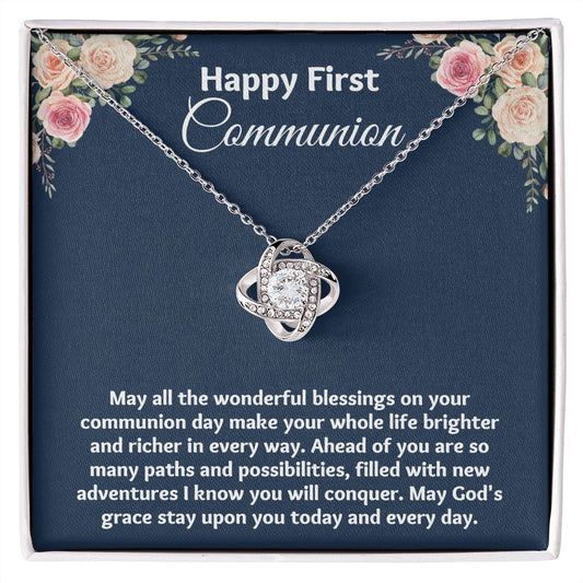 "Stylish and Meaningful 1st Communion Gifts for Girls Necklace"