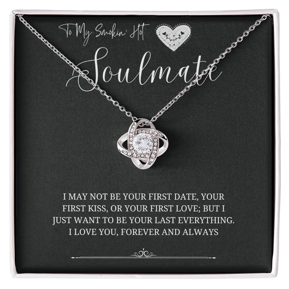 Soulmate Jewelry: A Beautiful Way to Celebrate Your Love Story, Soulmate Gift, Love Knot Necklace Gifts Hers, Gift For Love Of My Life SNJW23-270203
