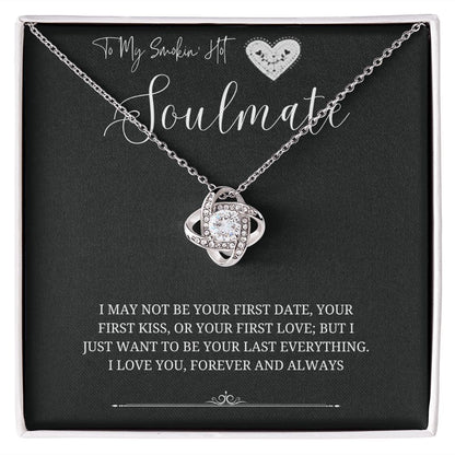 Soulmate Jewelry: A Beautiful Way to Celebrate Your Love Story, Soulmate Gift, Love Knot Necklace Gifts Hers, Gift For Love Of My Life SNJW23-270203