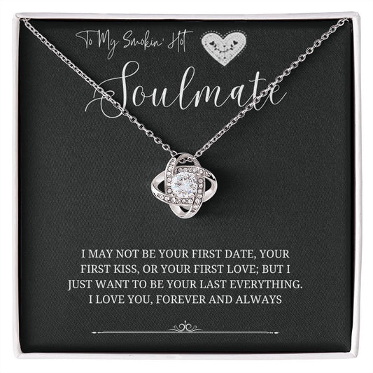Soulmate Jewelry: A Beautiful Way to Celebrate Your Love Story, Soulmate Gift, Love Knot Necklace Gifts Hers, Gift For Love Of My Life SNJW23-270203