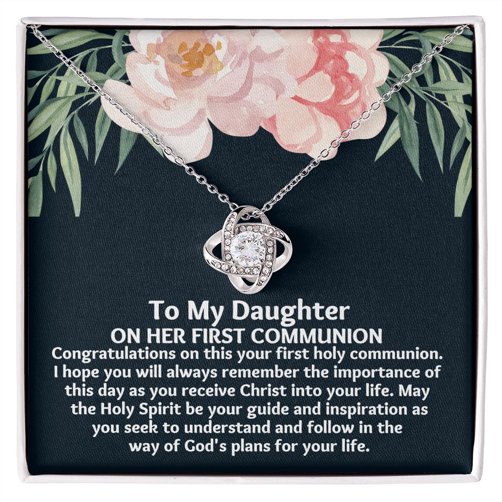"Treasure Your Daughter's First Communion with a Stunning Gift Necklace"