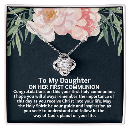 "Treasure Your Daughter's First Communion with a Stunning Gift Necklace"