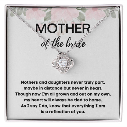 Mother of the Bride Necklace - A Beautiful Way to Express Your Gratitude - A Necklace with a Heartfelt Message Card
