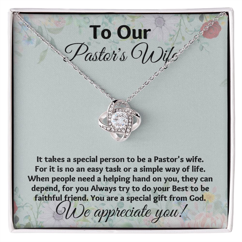 "Meaningful Christmas Gift for Pastor's Wife: Appreciation Necklace"