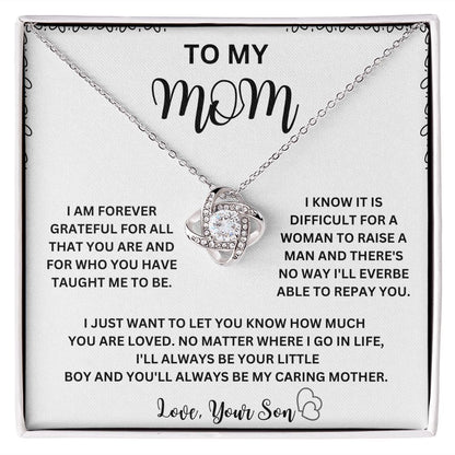 Heartfelt Gifts for Mom from Son – Unique Necklaces with Personalized Message Cards