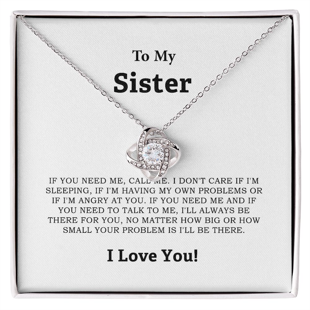 To My Sister Necklace, Present For Sister, Gift Ideas For Sister 10121 ttstore-1012-01x5 B0BPN7HVQ6