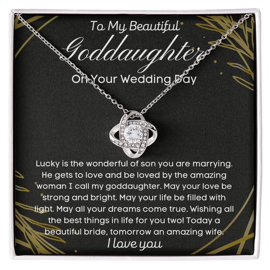 Goddaughter Gift from Godmother - Beautiful Necklace with Heartwarming Message Card - Necklace with Thoughtful Message Card to Celebrate Your Special Bond