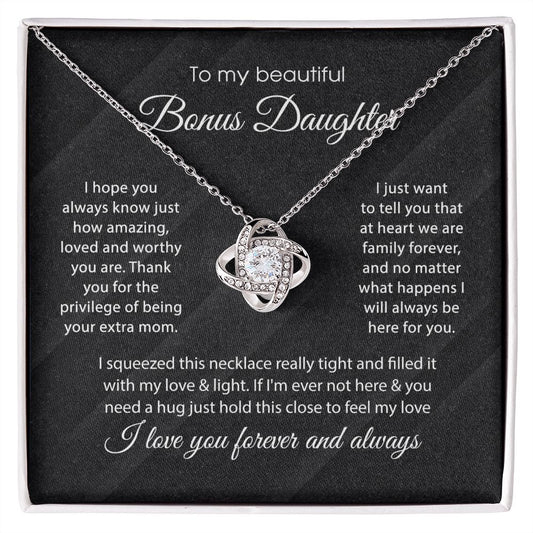 Bonus Daughter Gift, To My Bonus Daughter, Step daughter Gifts from Stepmom,  JWSN110738 B0BLP769CG