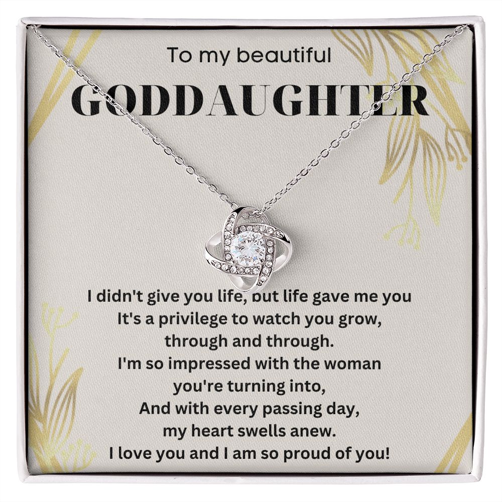 Heartwarming Goddaughter Gift from Godmother - Elegant Necklace for Your Precious God Daughter