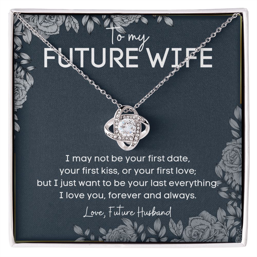 To My Beautiful Future Wife Necklace -  Thoughtful Fiancé Gift for Her- A Heartfelt Gift That Will Make Her Heart Melt