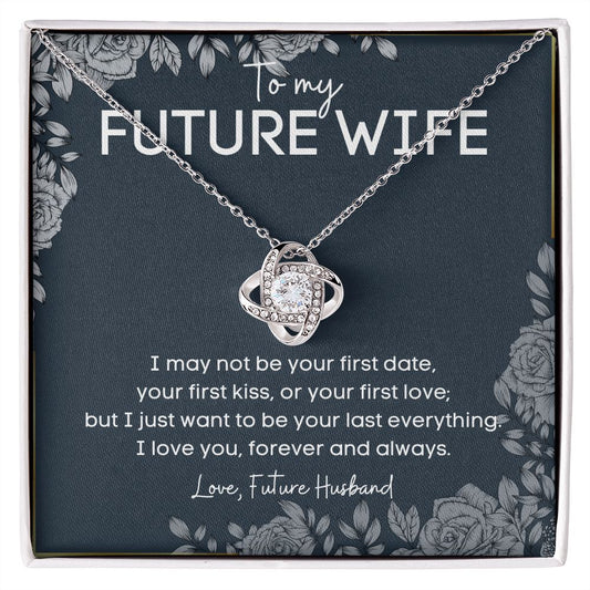 To My Beautiful Future Wife Necklace -  Thoughtful Fiancé Gift for Her- A Heartfelt Gift That Will Make Her Heart Melt
