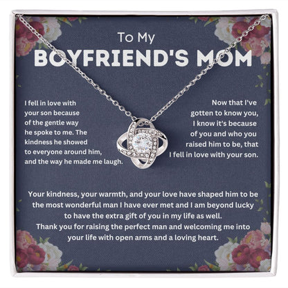 To My Boyfriend's Mom Necklace - Perfect Gift for Mother's Day or Any Occasion - Boyfriend Mom Gifts