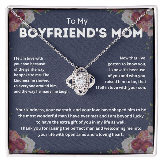 To My Boyfriend's Mom Necklace - Perfect Gift for Mother's Day or Any Occasion - Boyfriend Mom Gifts