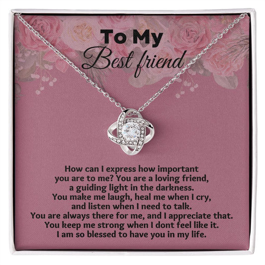 "Express Your Gratitude to Your Besties with Elegant Appreciation Gifts for Friends Necklace"
