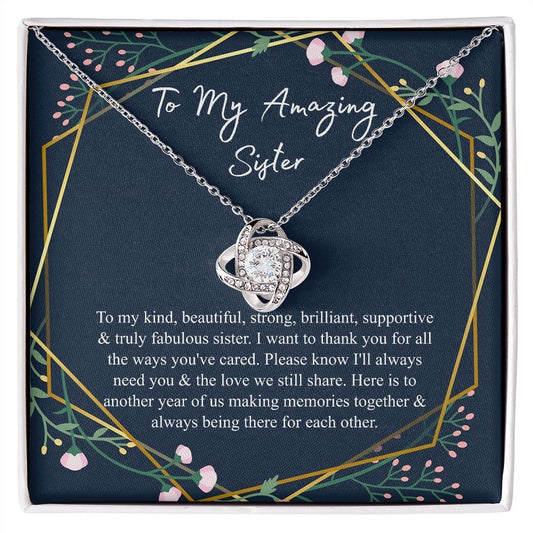 Love Knot, To My Amazing Sister Gift B0BPN6FFTZ