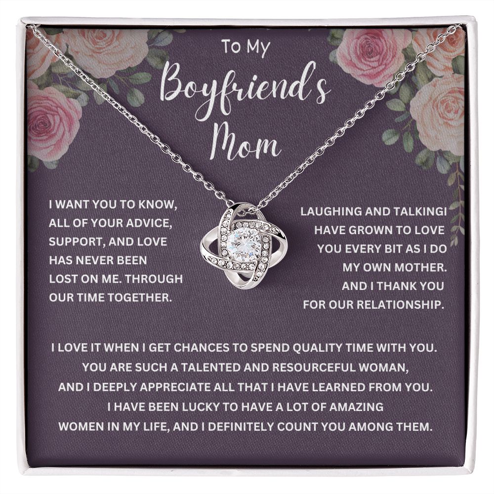 Boyfriend's Mom Necklace - A Gift of Love and Appreciation for a Special Woman -  A Gift of Protection and Love