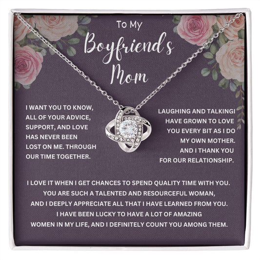 Boyfriend's Mom Necklace - A Gift of Love and Appreciation for a Special Woman -  A Gift of Protection and Love B0BWMZW2KR