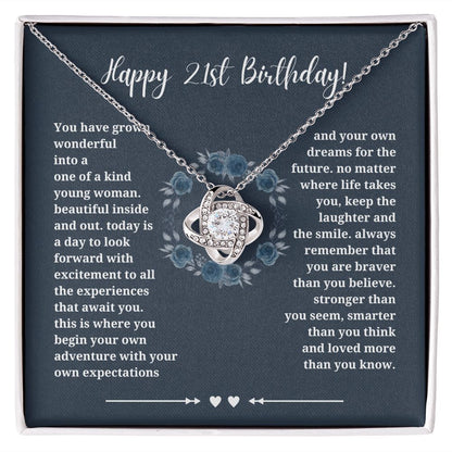 Celebrate Her Milestone: 21st Birthday Gifts That Will Make Her Day, 21st Birthday Gifts For Her, 21st Birthday Present for Daughter, Granddaughter gift SNJW23-050301