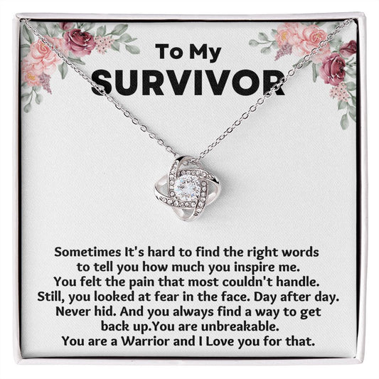 A Beautiful Reminder of Love and Support: Cancer Gifts for Women Necklace