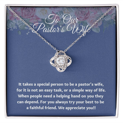 Christmas Gift Idea for Pastor's Wife: Faith-Inspired Appreciation Necklace"