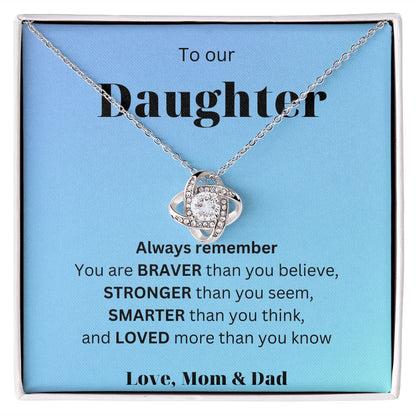 Father Daughter Necklace  - "Forever My Little Girl" Necklace - A Gift That Will Always Hold Meaning