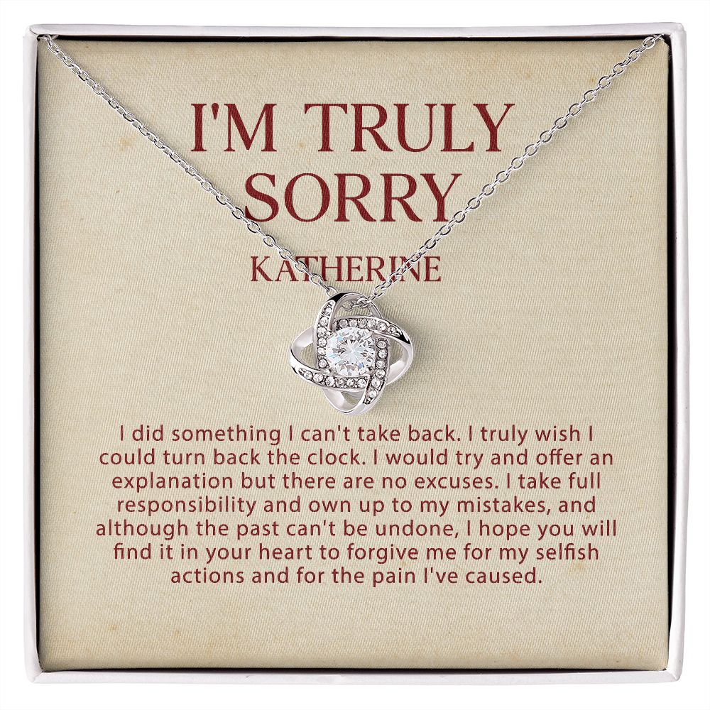 I'm Sorry Gift to Katherine